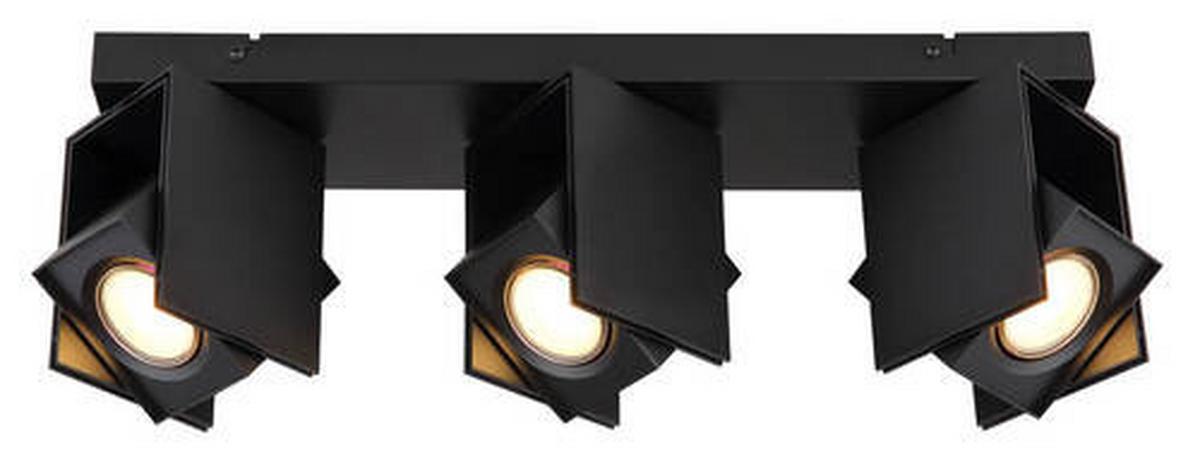 Strahler 57650-3 - Schwarz, Design, Metall (43,4/8,4/15,7cm) - Globo