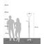 LED-Stehleuchte Sandi - Chromfarben, MODERN, Kunststoff/Metall (35/31/194cm) LED-Stehleuchte Sandi - Chromfarben, MODERN, Kunststoff/Metall (35/31/194cm)