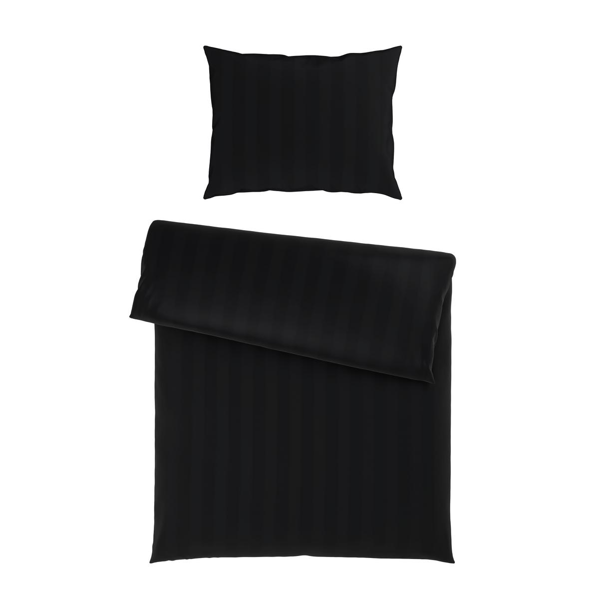 POSTEĽNÁ BIELIZEŇ XENIA STREIF - čierna, Modern, textil (140/200cm) - Premium Living