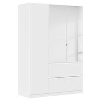 Drehtürenschrank Costa Weiß B: 136 cm - Weiß, MODERN, Holzwerkstoff (136/197/54cm) - Rauch Möbel