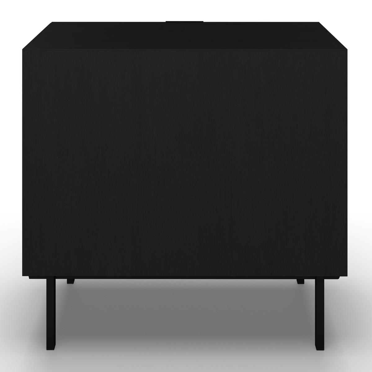 Komoda ROMA - čierna, Modern, kov/drevo (85/80/40cm) - Bessagi Home