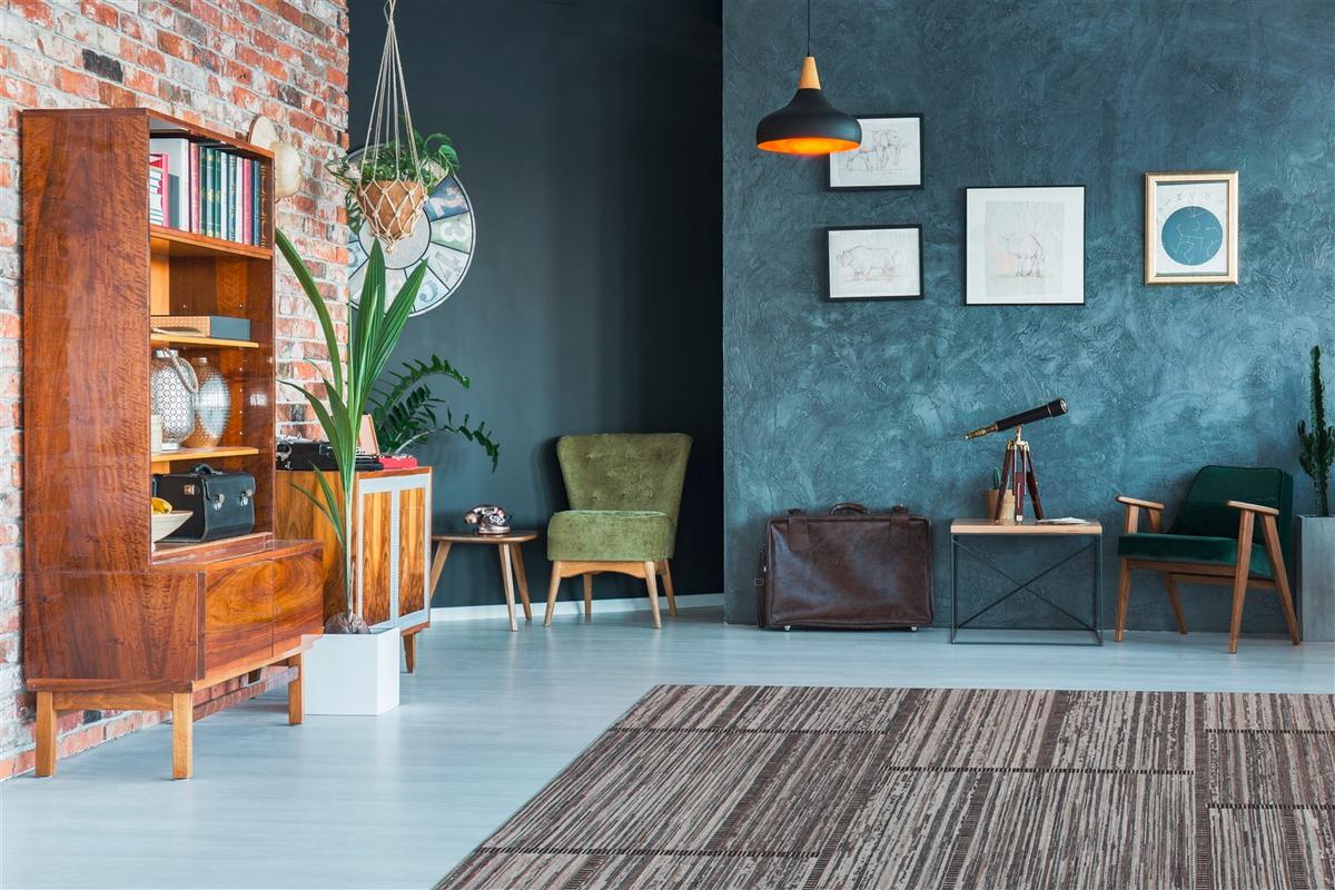 Flachwebteppich Grau/ Naturfarben Phoenix 120x170 cm - Naturfarben/Grau, KONVENTIONELL, Textil (160kg) - Kayoom