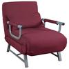 Schlafsessel Kolino Rot 64x95x78 cm - Rot/Grau, MODERN, Textil (64/95/78cm) - MID.YOU