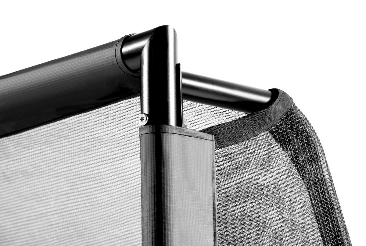 Fußballtor Salta Legend Mit Torwand - Schwarz, KONVENTIONELL, Kunststoff/Metall (180/120/60cm) - Salta