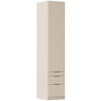 Drehtürenschrank Alabama Champagner B: 47 Cm - Champagner, MODERN, Holzwerkstoff (47/229/54cm) - Rauch Möbel