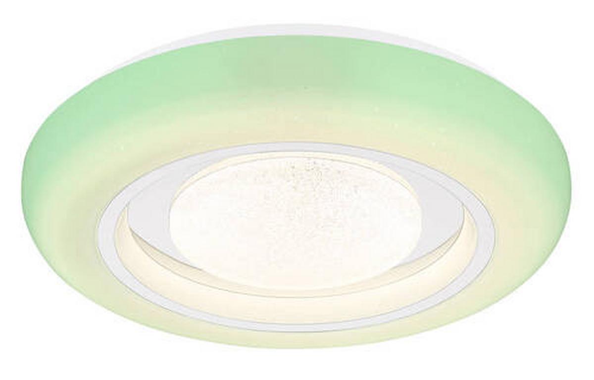 STROPNÍ SVÍTIDLO 41369-18 - bílá/opál, Trend, kov/plast (39/8cm) - Globo