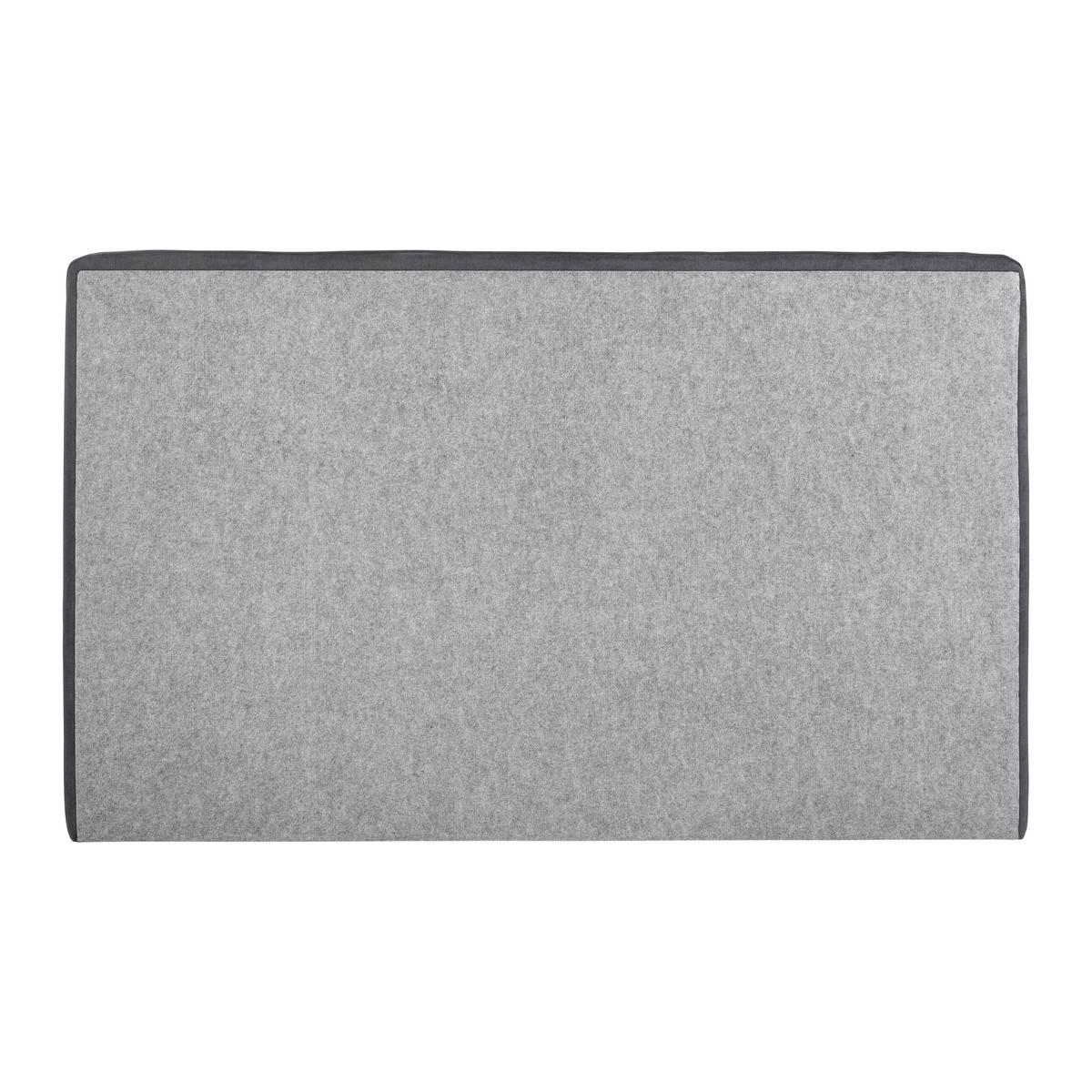 Postel Boxspring s topperem Bella, 180x200 - šedá/černá, Moderní, dřevo/textil (180/200cm) - Bessagi Home