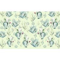 Vliestapete Cactus Green - Grün, Basics (400/250cm) - Komar