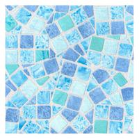 Klebefolie Mosaik Blau Basic-Line 45x150 cm - Blau, KONVENTIONELL, Kunststoff (45/150cm)