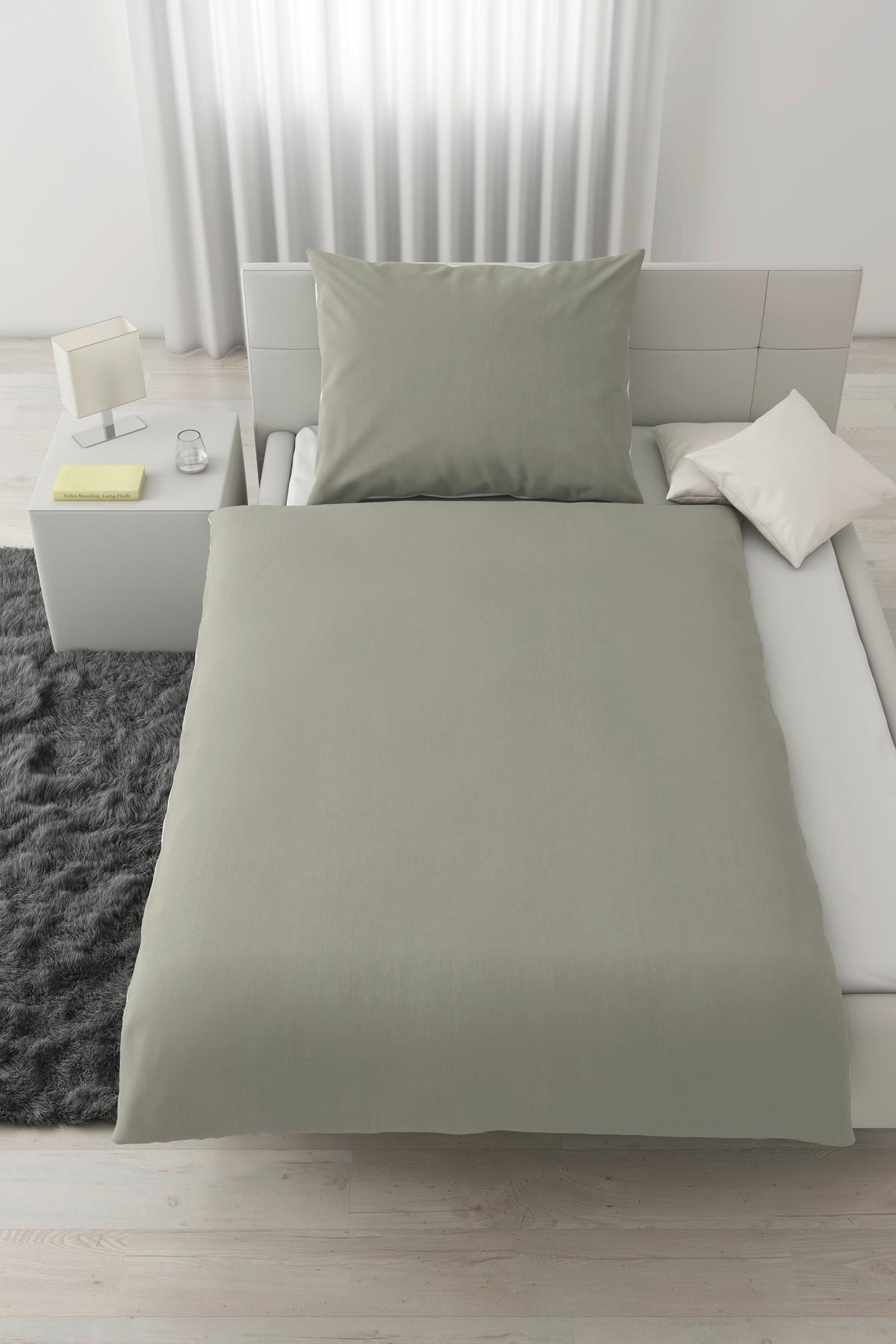 Povlečení Annika, 140/200cm, zelená - zelená/světle zelená, textil (140/200cm) - Modern Living