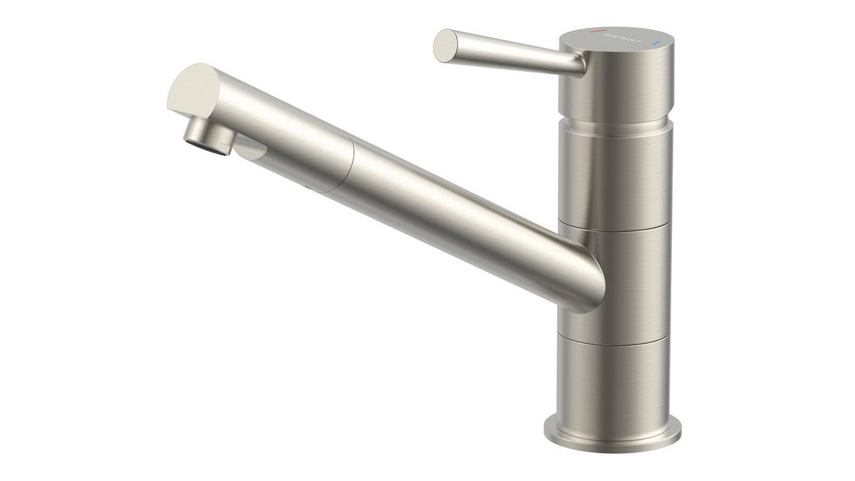 Konyhai Csaptelep Sistant Rom - nemesacélszínű, Basics, fém (5,5/18/25cm) - Sistant