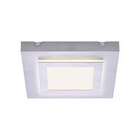 LED-Deckenleuchte, 3000k 6723-95 - Alufarben, Basics, Kunststoff/Metall (30/30/4,5cm)