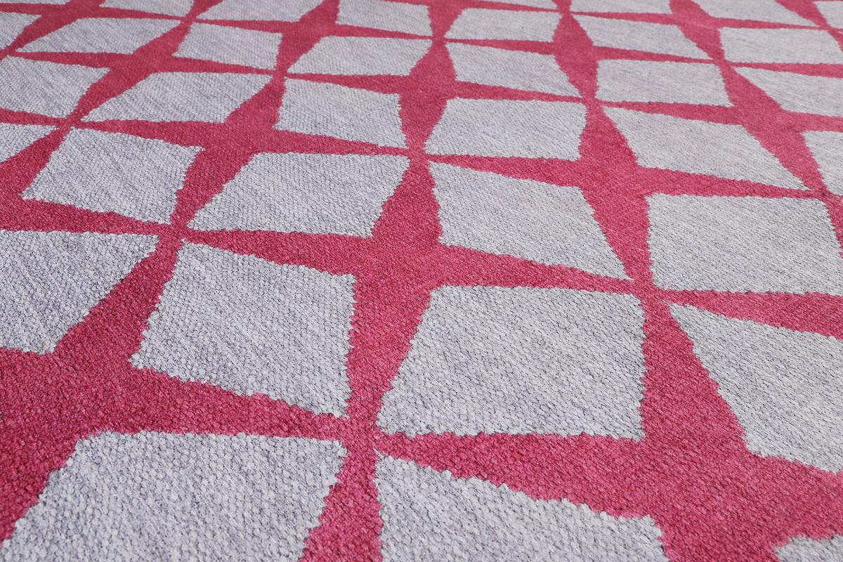 Webteppich Bordeaux/sandfarben Caledon 160x230 Cm - Sandfarben/Bordeaux, KONVENTIONELL, Textil (160/230cm) - Esprit