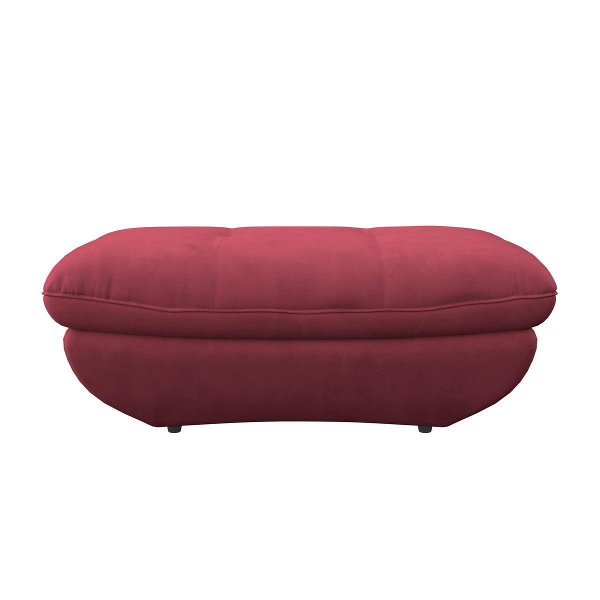 Hocker Park - Koralle/Schwarz, MODERN, Textil (107/75cm) - Luca Bessoni