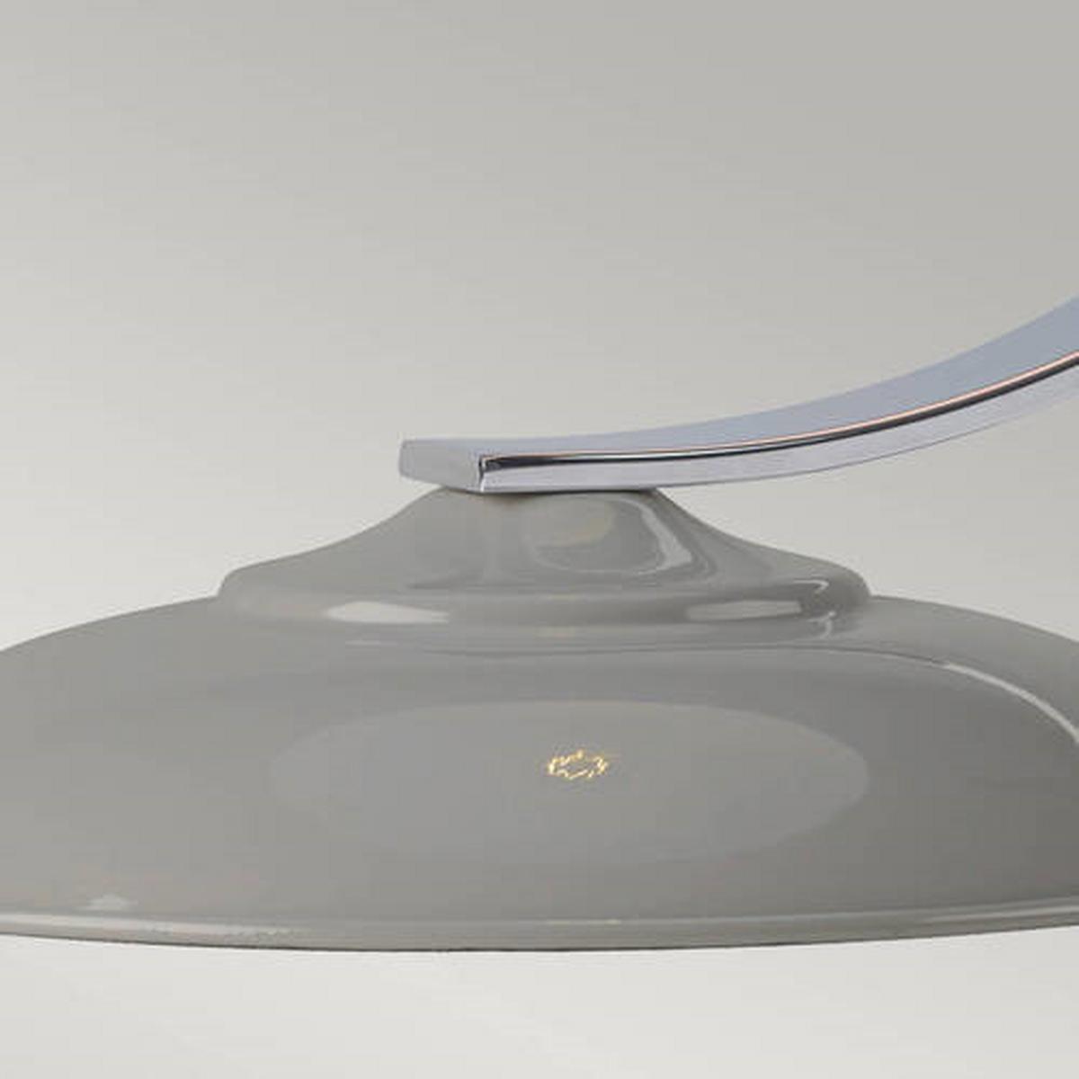Tischleuchte Franklin-Grey - Grau, KONVENTIONELL, Metall (30/46/36cm) - Elstead Lighting
