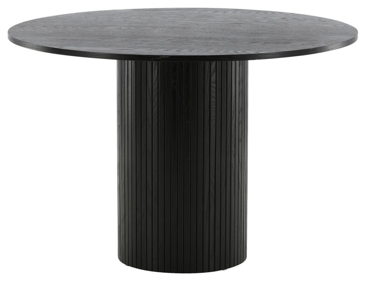 Esstisch Bianca - Schwarz, Design, Holzwerkstoff (110/110/75cm) - Livetastic