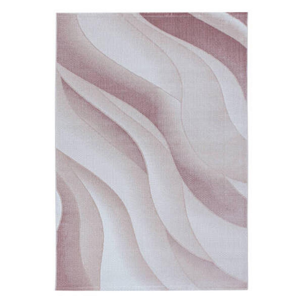 Webteppich Pink Naturfaser Costa 80x150 Cm - Pink, Design, Textil (80/150cm)