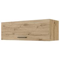 KUCHYŇSKÁ HORNÍ SKŘÍŇKA CARA KHW 100 - černá/dub artisan, Konvenční, kov/kompozitní dřevo (100/32/32cm) - FlexWell