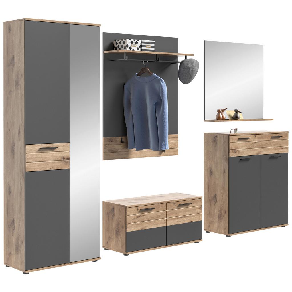 Mason B: 280 Cm Nox Oak 5-Teilig