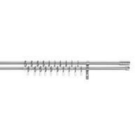 Sada tyčí na závesy JOO 2, 240cm - farba ušľachtilej ocele, kov (130-240/0cm) - Premium Living