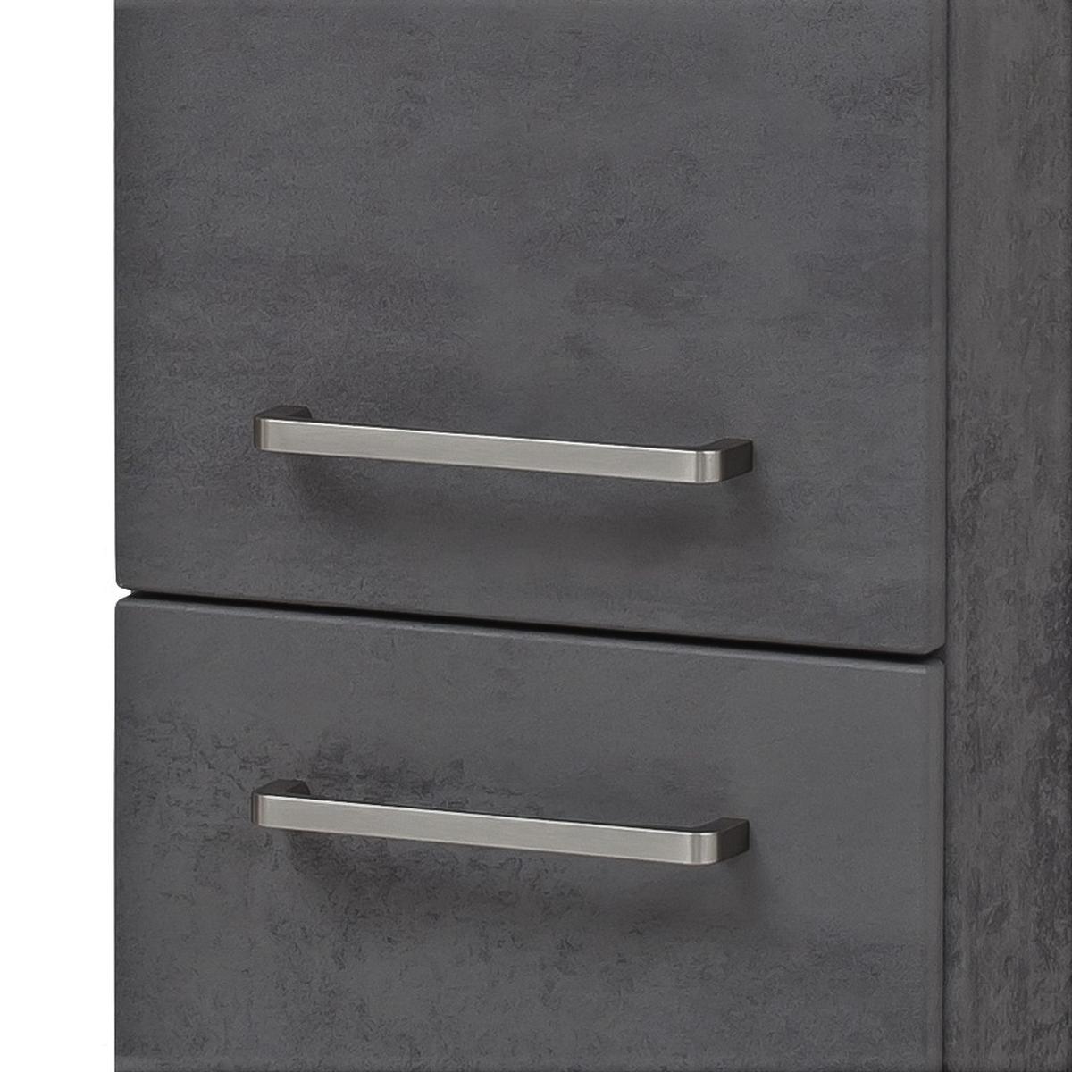 Midischrank Stockholm B: 30 cm Grau - Grau, KONVENTIONELL, Holzwerkstoff (30/130/35cm) - Held
