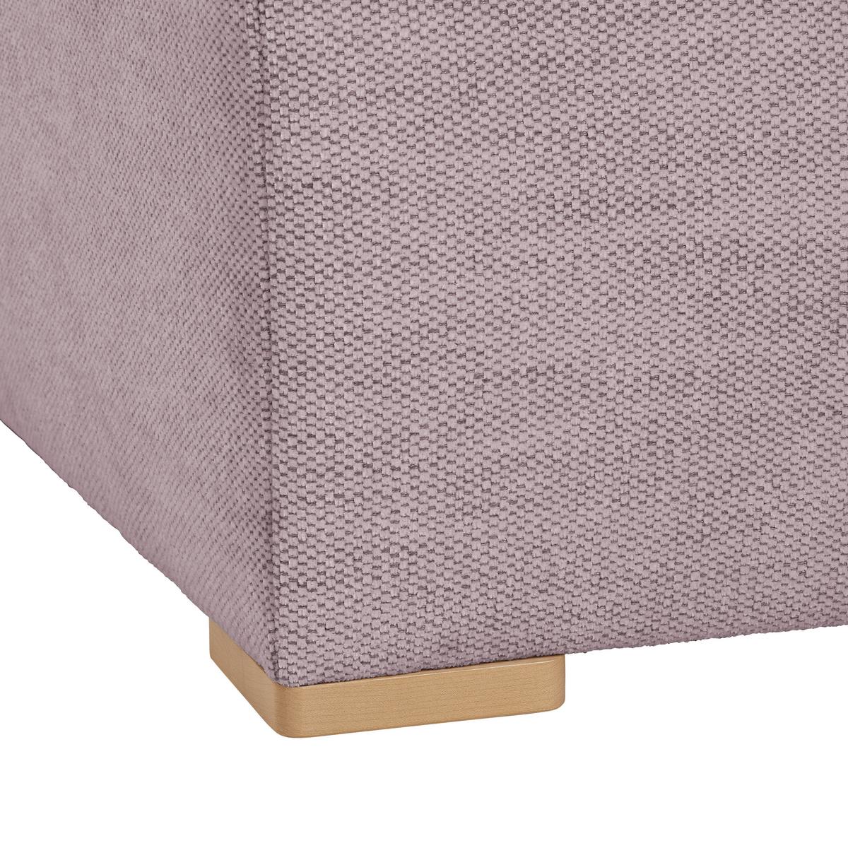 Wohnlandschaft Vouge Altrosa U: 283x371x208 Cm - Buchefarben/Schwarz, KONVENTIONELL, Textil (283/371/208cm) - Livetastic