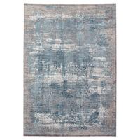 Webteppich Blau/grau Apollo 67x130 Cm - Blau/Grau, Design, Textil (67/130cm) - Musterring