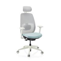 Drehstuhl Skandis Pro Weiß/Mintgrün B: 71cm - Weiß/Mintgrün, MODERN, Kunststoff/Textil (71/131/66cm) - MID.YOU