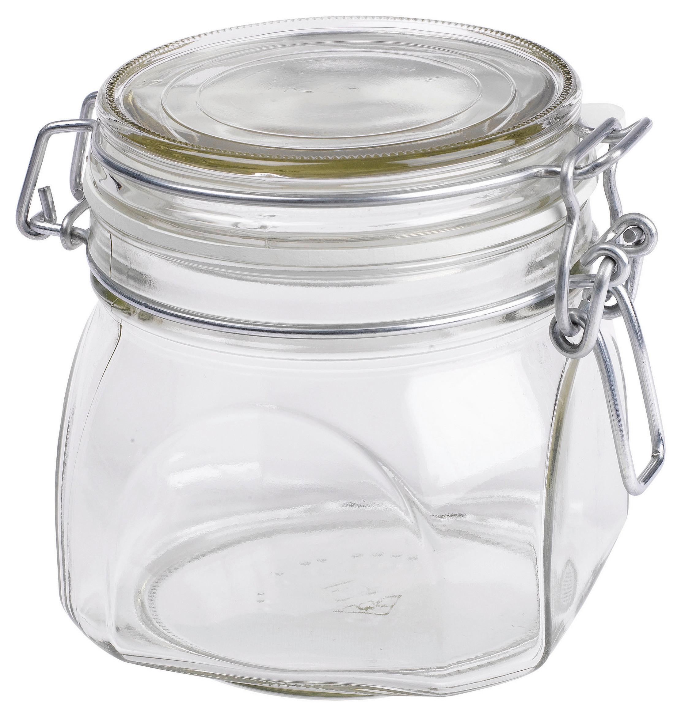 Einmachgläser 6er-Set Gothika je ca. 500 ml, auslaufsicher - Transparent, Basics, Glas (500ml) - Mäser