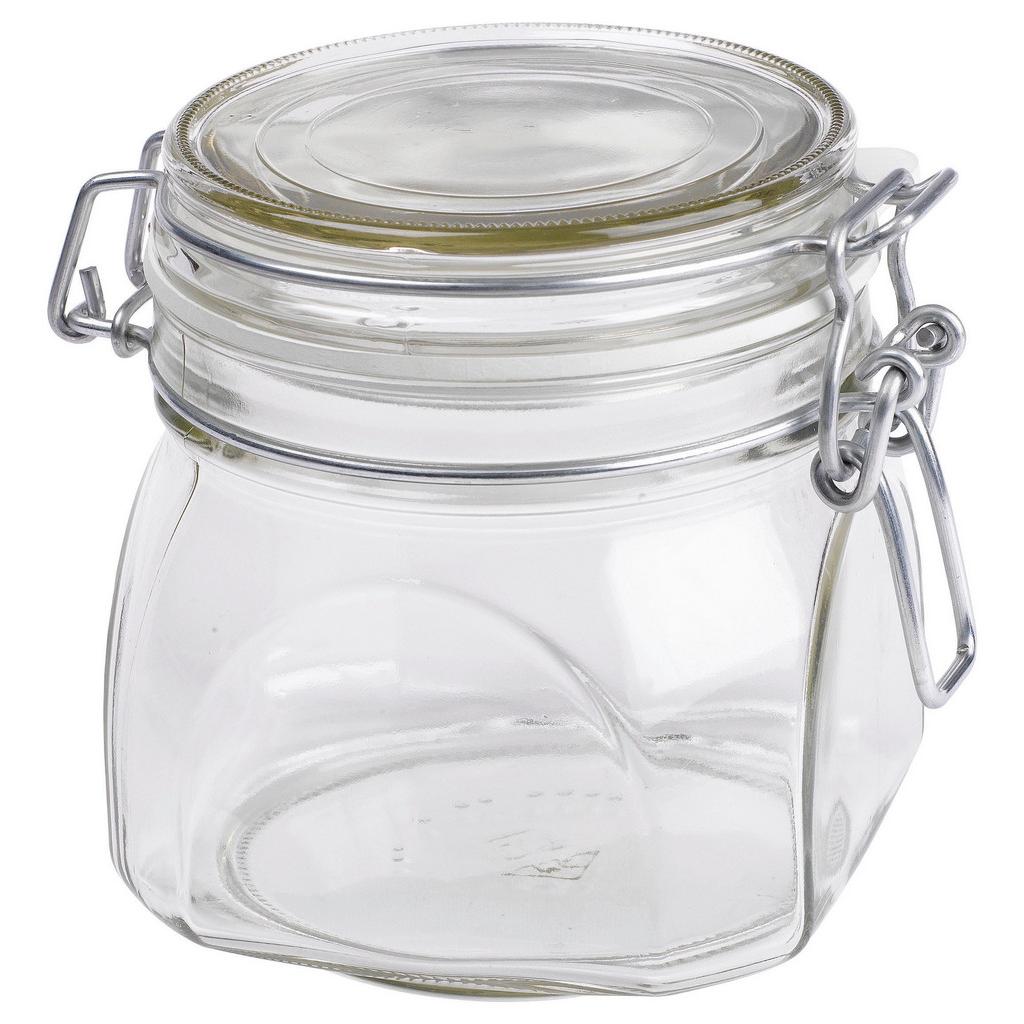 Einmachgläser 6er-Set Gothika je ca. 500 ml, auslaufsicher
