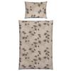 Bettwäsche 140x200 Cm Kamila Renforce, Taupe - Taupe, ROMANTIK / LANDHAUS, Textil - James Wood