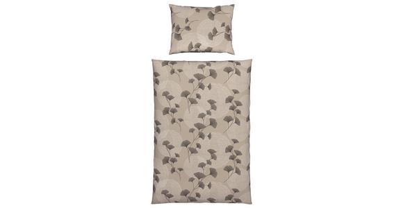 Bettwäsche 140x200 Cm Kamila Renforce, Taupe - Taupe, ROMANTIK / LANDHAUS, Textil - James Wood
