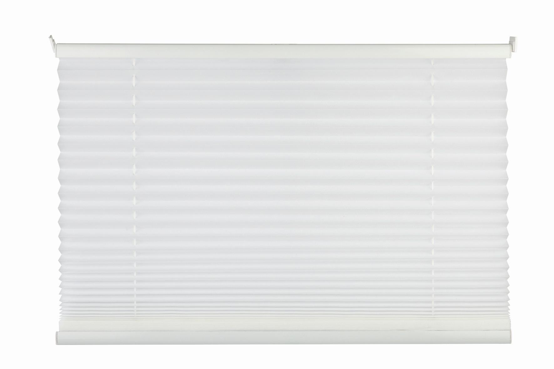 Plissee Free Weiß B: 80 Cm - Weiß, Basics, Textil (80/210cm) - Homeware