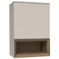 Hängeelement Las Vegas Weiß/eiche Dekor B: 60 Cm - Eiche dunkel/Weiß, MODERN, Holzwerkstoff (60/88/37cm) - Vertico