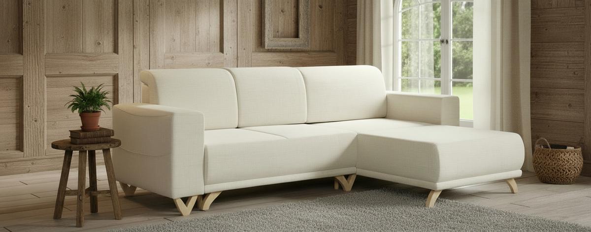 Ecksofa Bella Hellgrau S: 257x174 Cm - Wengefarben/Hellgrau, Design, Textil (257/174cm) - Livetastic