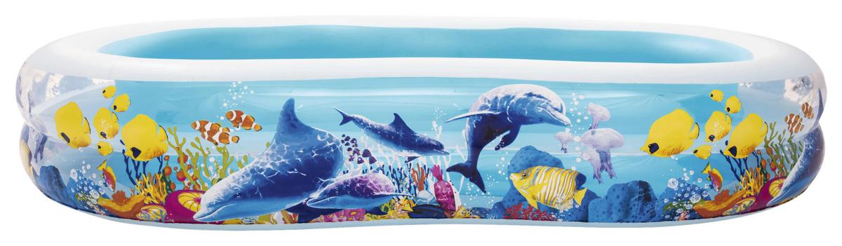 Spielpool Sea Ground L/B/H: ca. 262/157/46 cm - Multicolor, Kunststoff (262/157/46cm) - Bestway