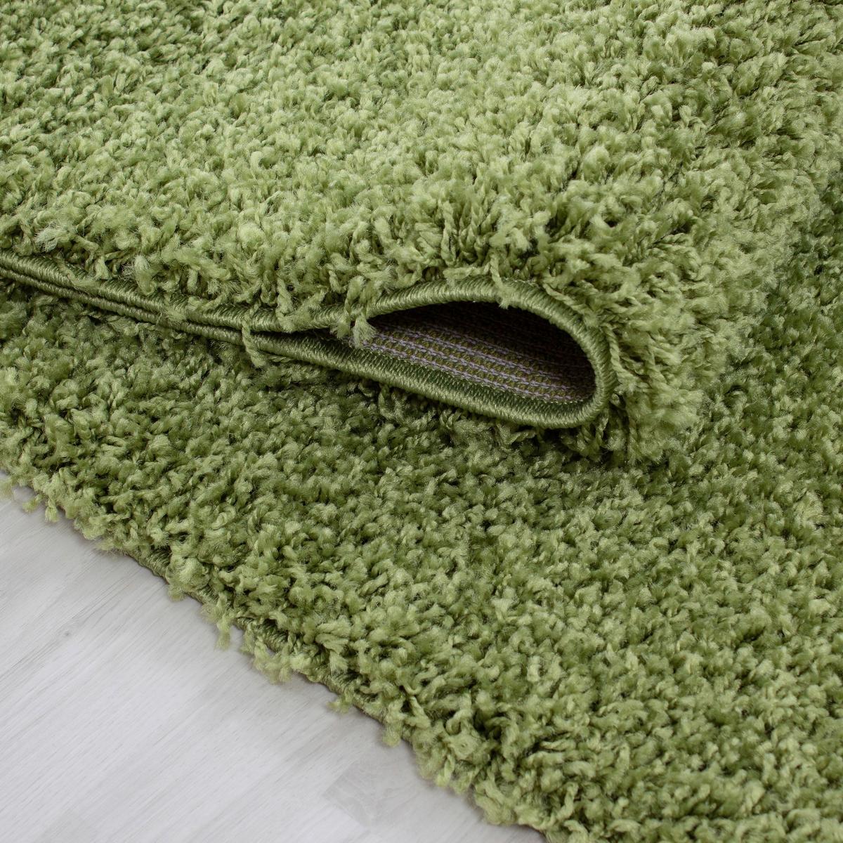 Hochflor Teppich Grün Life 140x200 Cm - Grün, KONVENTIONELL, Textil (140/200cm) - Novel