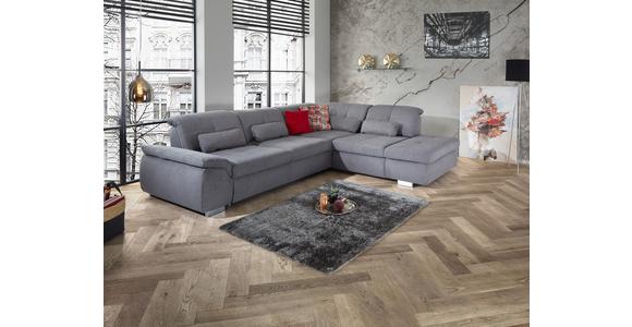 Ecksofa mit Schlaffunktion Paso, Webstoff - Grau, MODERN, Textil (315/260cm) - Luca Bessoni