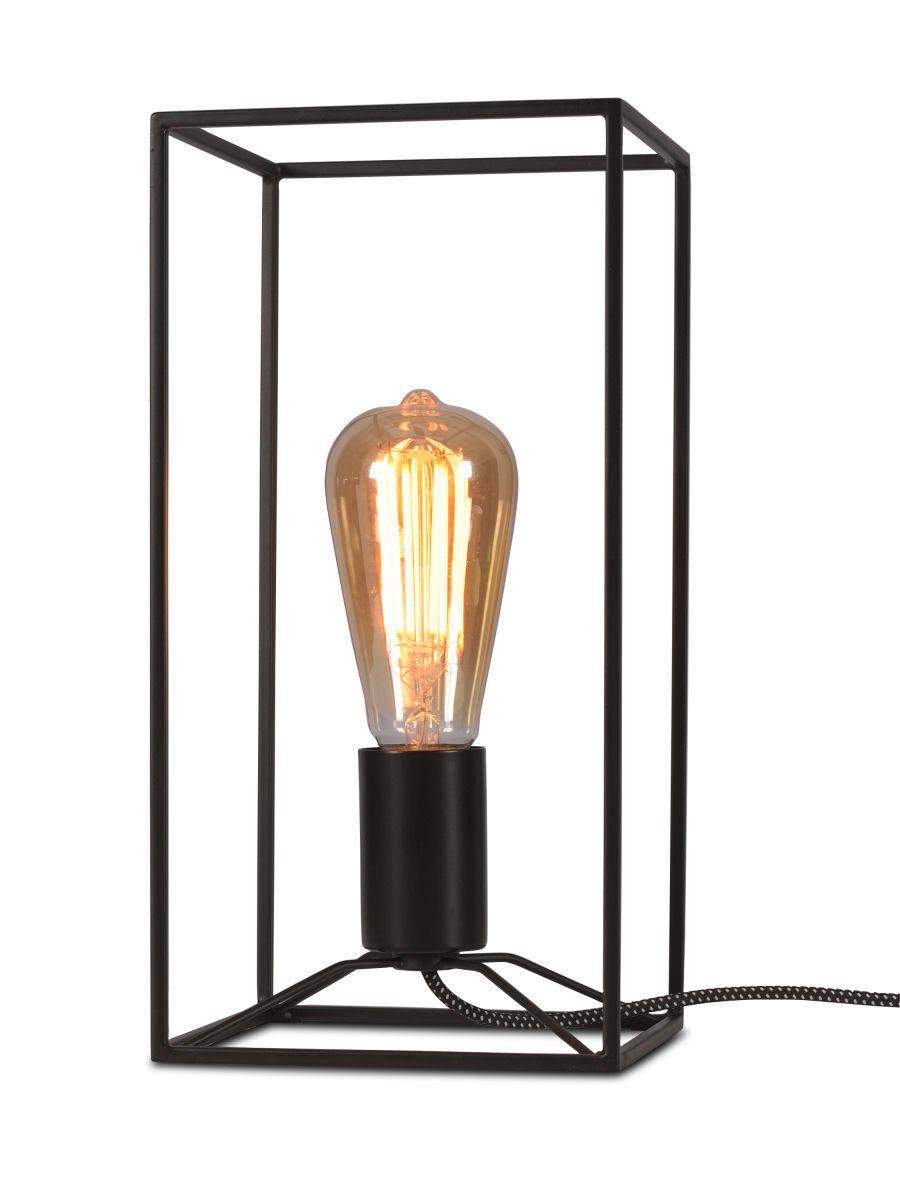 Tischlampe Antwerp Schwarz Mit Schalter - Schwarz, Basics, Metall (15/30/15cm) - It's about Romi