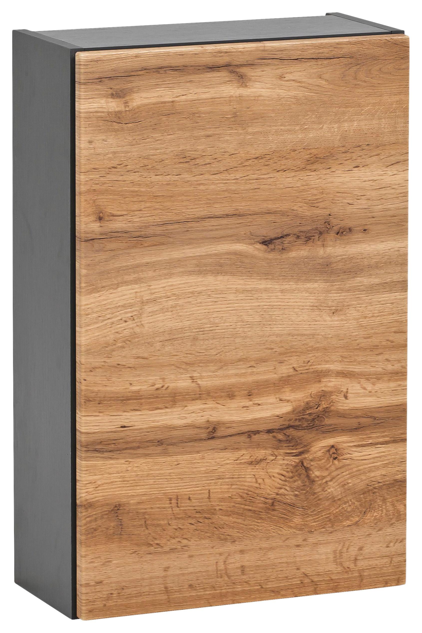 Hängeschrank Kopenhagen B: 40 cm Graphit.-Eichefarben - Eichefarben/Graphitfarben, KONVENTIONELL, Holzwerkstoff (40/64/20cm) - Held