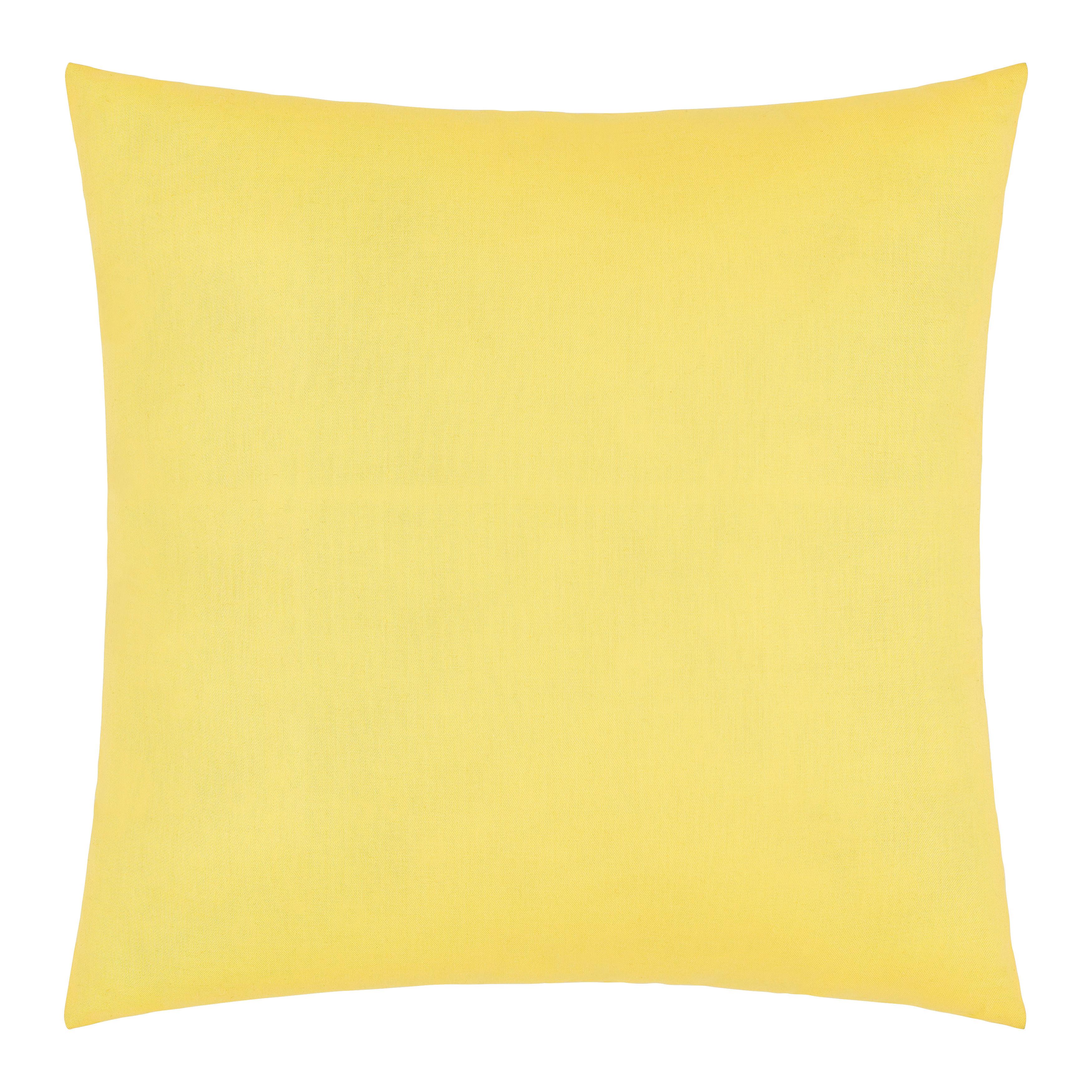 Dekorační Polštář Mex, 48/48cm, Žlutá - žlutá, Konvenční, textil (48/48cm) - Modern Living
