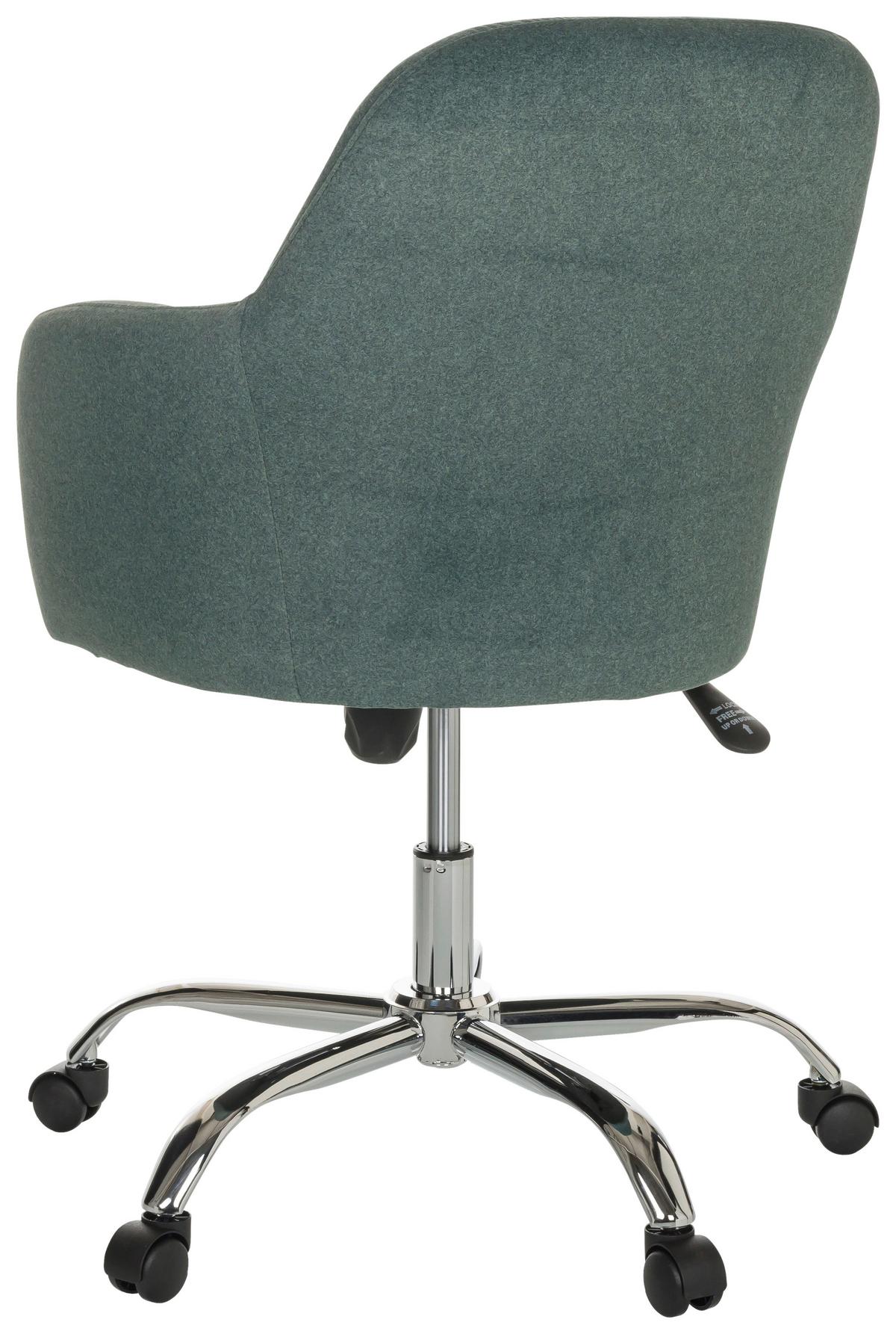 Drehstuhl Solao 300 - Chromfarben/Grün, Basics, Kunststoff/Textil (68/85-94/68cm) - MID.YOU