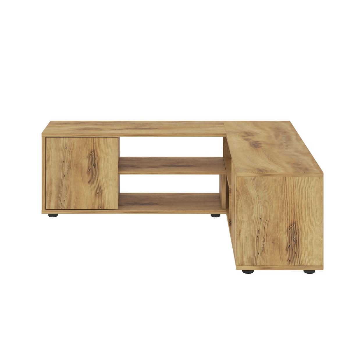 Lowboard Rosa Nussbaumfarben B: 125 Cm - Nussbaumfarben, Design, Holzwerkstoff (125/40/120cm) - Livetastic