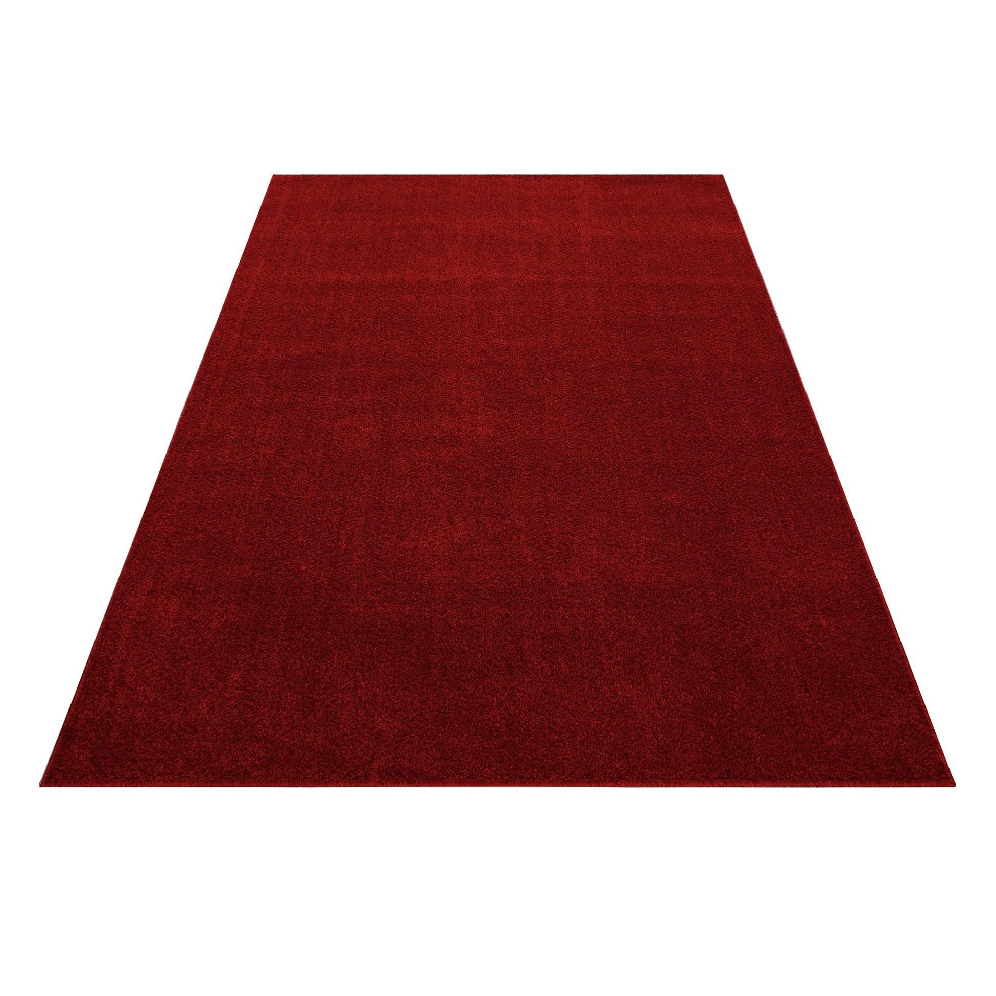 Hochflor Teppich Rot Ata 240x340 Cm - Rot, Design, Textil (240/340cm) - Novel
