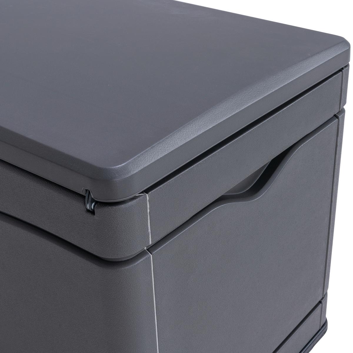 Kissenbox Kissenbox Xxl 495 L - Anthrazit, Basics, Kunststoff (153/68/61cm)
