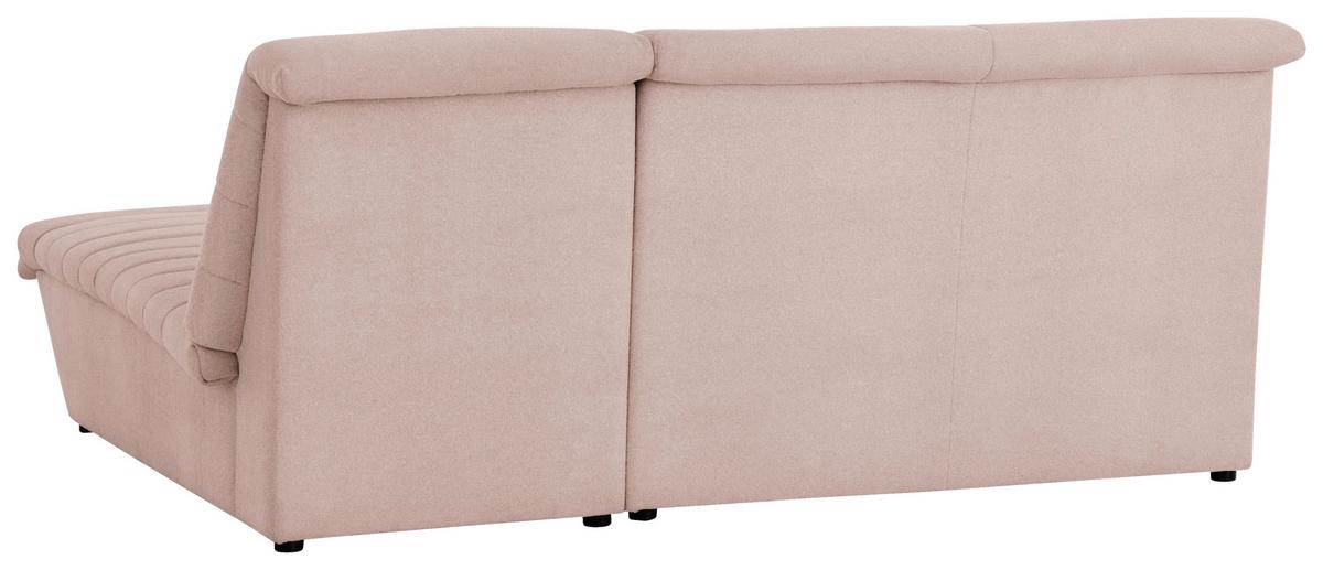 Ecksofa Looks Viii - Schwarz/Rosa, Design, Textil (214/168cm) - LOOKS by W.Joop