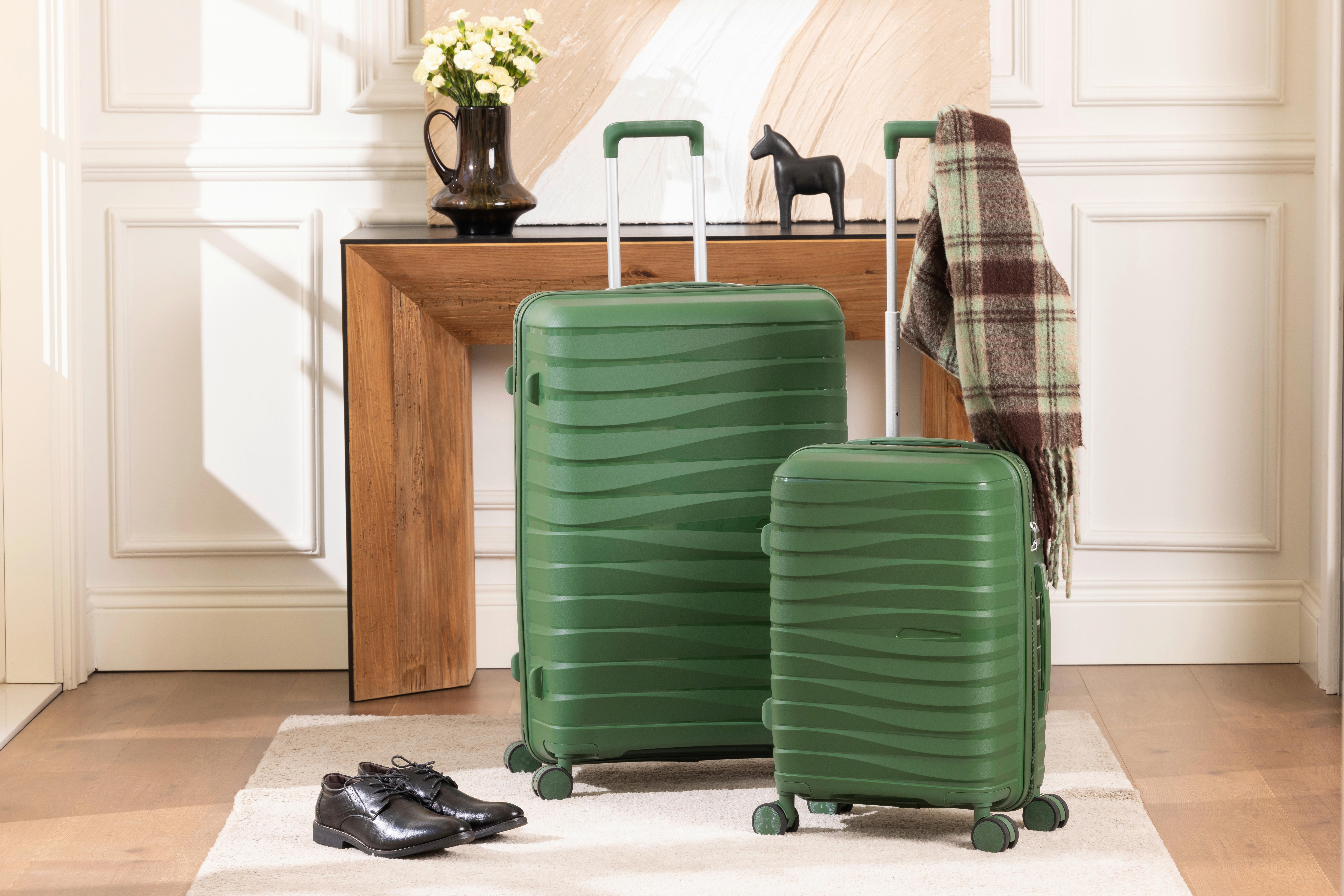 Reisekofferset Marie - Grün, KONVENTIONELL, Kunststoff/Textil - James Wood