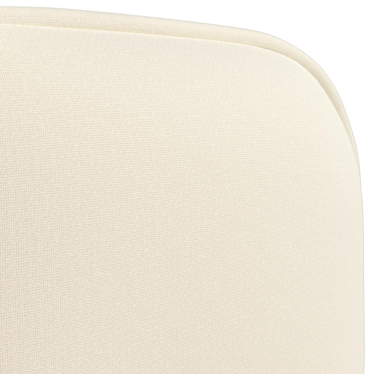 Čalouněná postel EMBRACE 160x200 cm, slonovinová - černá/barvy dubu, Moderní, kov/dřevo (160/200cm) - Bessagi Home