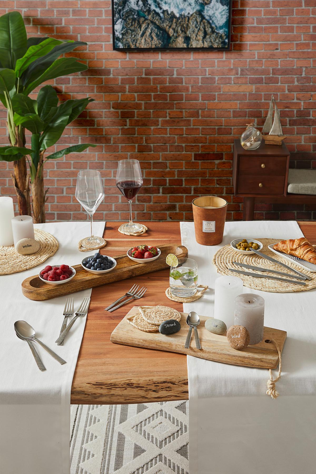 Evőeszközkészlet 30db-os Sandro - nemesacélszínű, Modern, fém - Luca Bessoni