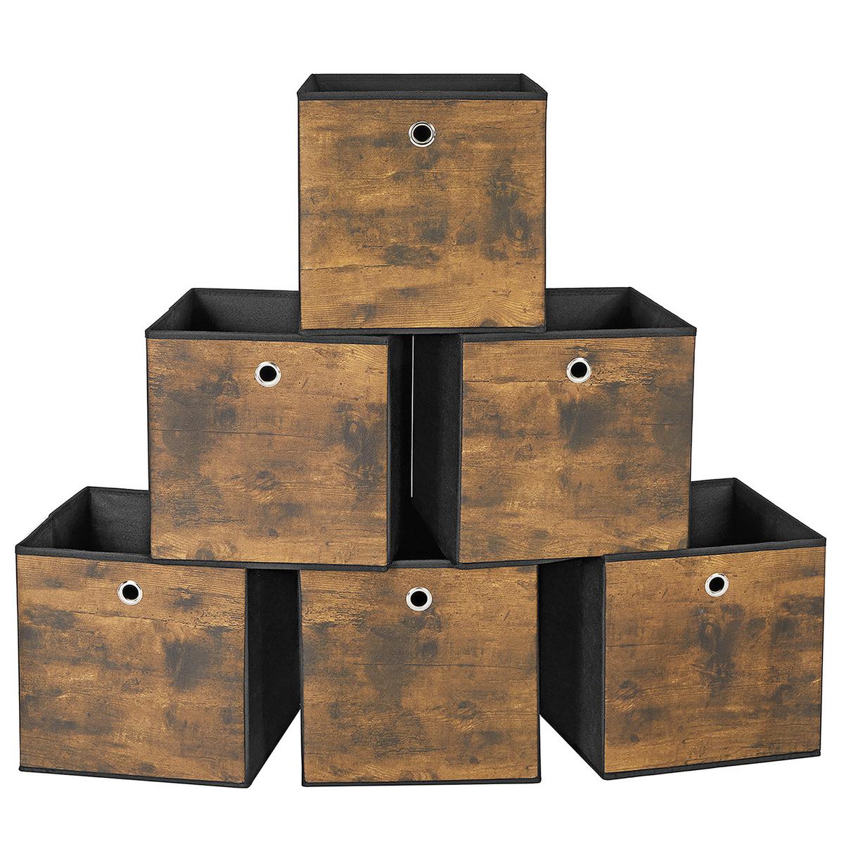 Faltbox Beige B: 30cm - Beige, Basics, Textil (30/30/30cm)